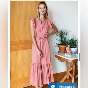 Emerson Fry Chandra Dress Muted Clay XS